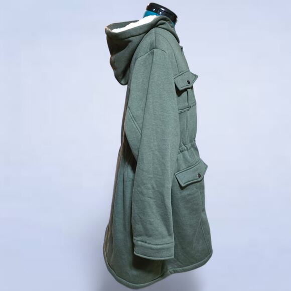 Torrid Fleece Sherpa Lined Anorak - Size 4X - Picture 4 of 9